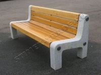 Боковина скамейки (комплект: 2 шт., без деревянной части и крепежа)